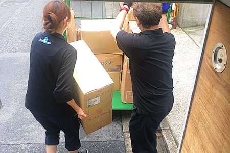 イベント用品荷受け業務